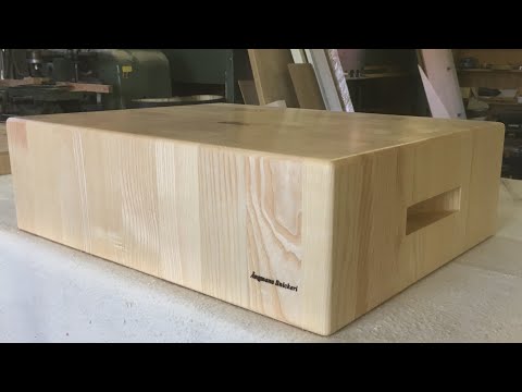 Ash Butcher Block | Woodworking