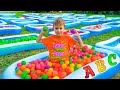 Vlad Und Niki Lernen Das Englische Alphabet Mit Pools ABC