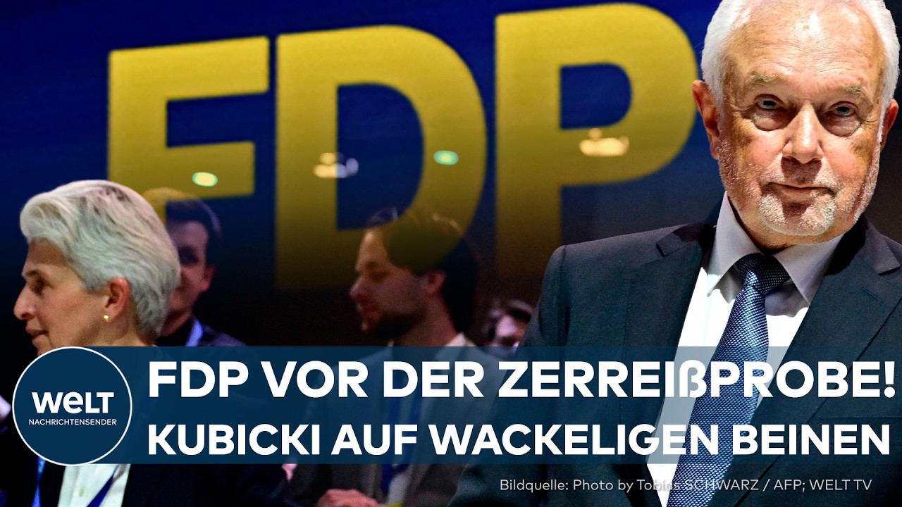 WIEDERBELEBUNG DER FDP: Wolfgang Kubicki startet auf wackeligen Beinen | Probleme in der Partei
