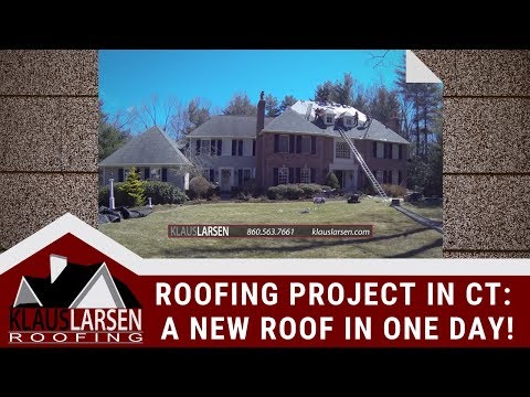 Time Lapse Re-Roof in Avon, CT