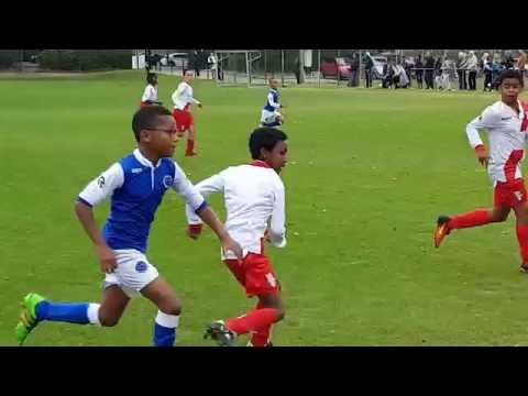 DRL JO11-4 tegen LMO JO11-2 op 01-10-2016 | 1e helft