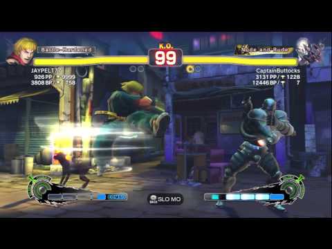 SSF4 AE JAYPELT77 (Ken) VS. CaptainButtocks (Seth) Rank