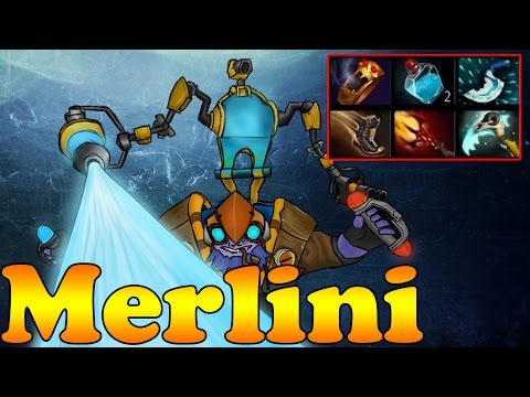 Dota 2 - Merlini Plays Tinker Vol 4 - Ranked Match Gameplay!