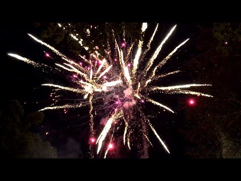 Feuerwerk zum 10 jährigen Firmenjubiläum in Wolfsburg vom 07.05.2017 