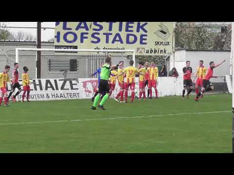 SK Denderhoutem - SV.G.Bergen - 14-04-2019 - Doelpunt 2 - SK Denderhoutem
