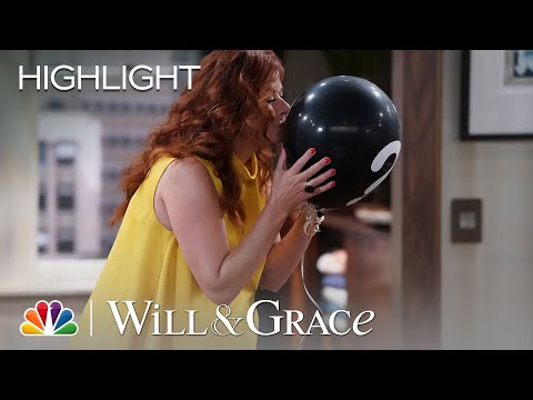 Grace Tries to Get Her Baby's Gender Results - Will & Grace