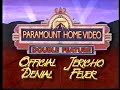 Opening To Official Denial Jericho Fever 1993 1994 Double Feature Screener VHS