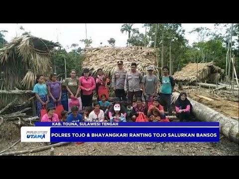KAPOLSEK TOJO SALURKAN BANSOS KE WILAYAH TERPECIL