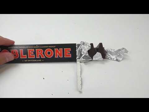 TOBLERONE DARK CHOCOLATE & HONEY - Super Bitter Dark Chocolate - Sweets Test