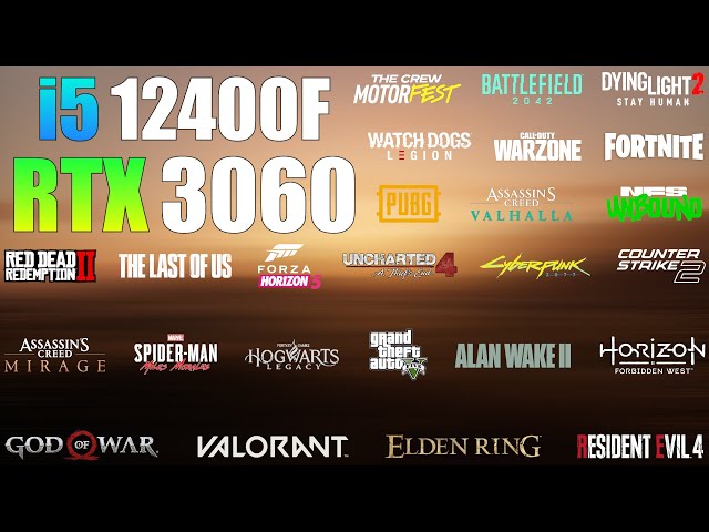 [TẶNG MÀN HÌNH] Bộ PC Gaming i5-12400F, RAM 16GB, RTX 3060 12GB