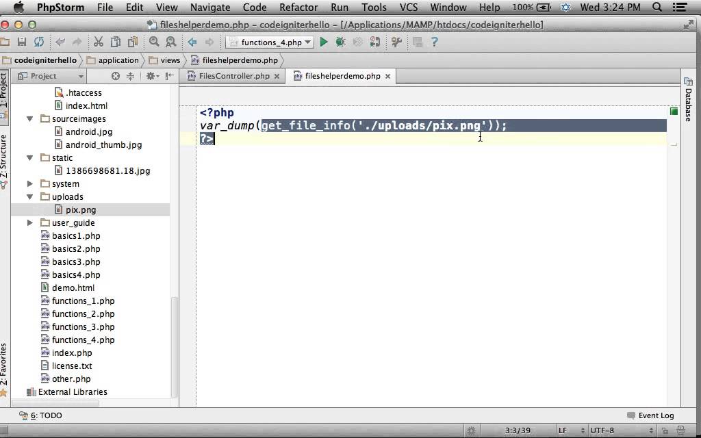 CodeIgniter FIles Helper