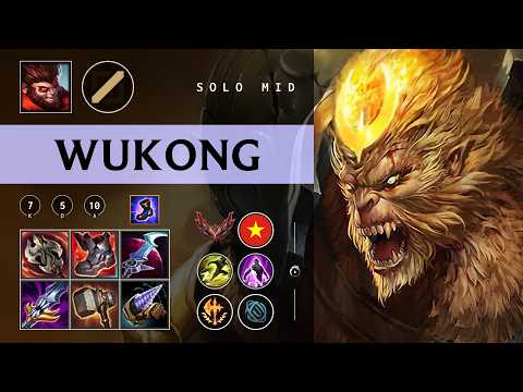 Wukong Mid vs Syndra - VN Grandmaster Patch 26.03