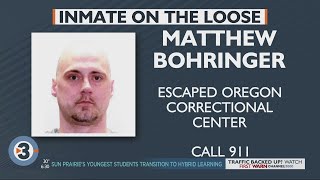 Authorities search for inmate who escaped from Oregon Correctional Center