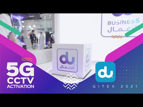 du GITEX 5G Security Camera Live Demo