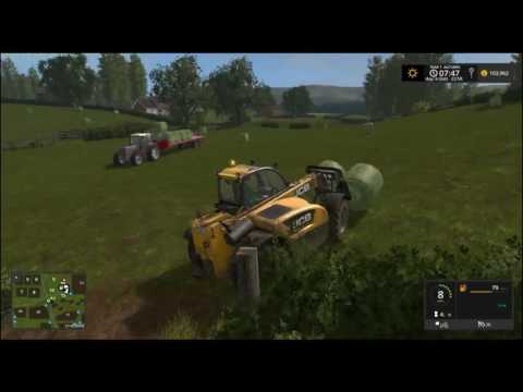 Farming Simulator 17 - Drumard Farm - Episode 13 - Stacking hay bales