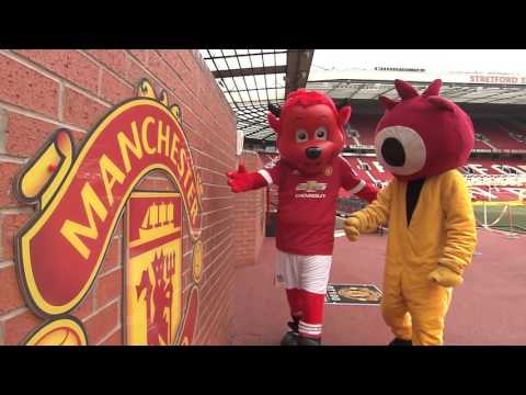 Xiaolang meets Fred the Red at Old Trafford