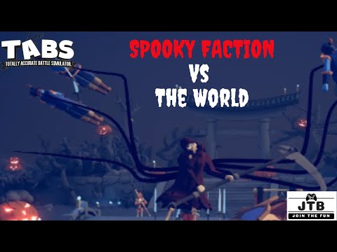 TABS Spooky Faction vs ALL Factions - Halloween Update Totally Accurate Battle Simulator!