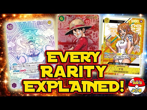 Every One Piece Card Game Rarity Explained (From Common to the RAREST Cards Released in Japan!)