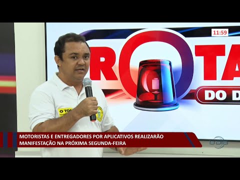 Motoristas e entregadores por aplicativos realizarão manifestação 03 02 2023