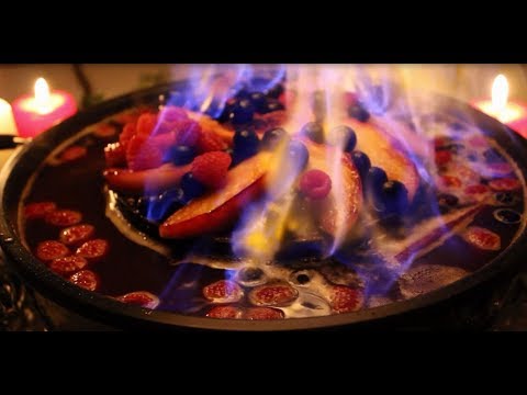 Flambéed TomYang Punch with Caramel with the original Thai Grill & Hot Pot