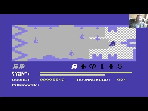 Lukozer Retro Game Review 405 - Go-Go The Ghost - Commodore 64