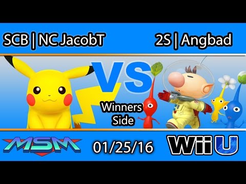 MSM 34 - SCB | NCJacobT (Pikachu) Vs. 2Scoops | Angbad (Olimar) Winners Side - Smash Wii U
