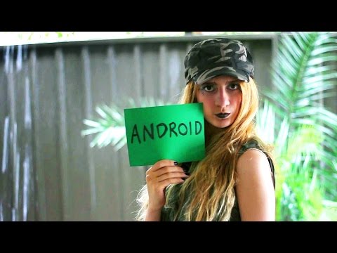 APPLE VS ANDROID 'Phone War' MUSIC VIDEO - Meri Amber