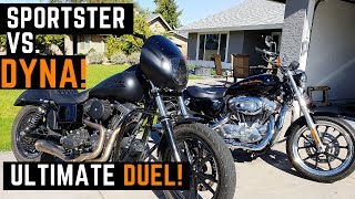 Dyna Vs. Sportster! Side by Side Comparison Which Harley is Best Buyer's Guide Review Considerations