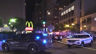 2 killed, 8 injured in mass shooting downtown; suspect in custody