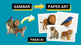Convert Image to Paper Art Style With AI