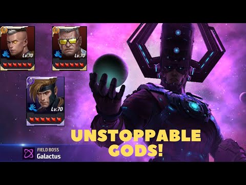 T3 CABLE (X of Swords / Summer Days) & Trascended GAMBIT vs GALACTUS! OMEGA LEVEL DESTRUCTION - MFF