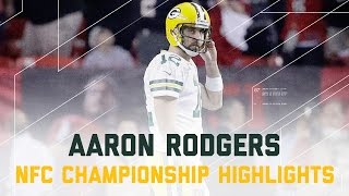 Aaron Rodgers Struggles! | Packers vs. Falcons | NFC Championship Player Highlights