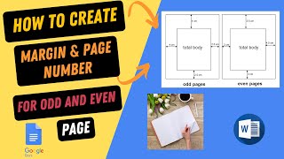 How to Create Margins and Page Numbers for Odd and Even Pages | Document Formatting Tutorial