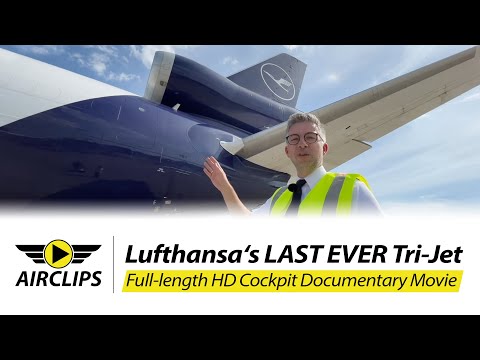 15 OCT 2021! New York JFK 🇺🇸 MD-11F Lufthansa Cargo Retirement flight Pilots Axel, Günter & Simon