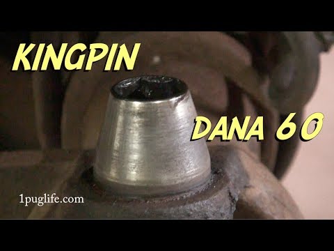 how to remove upper and lower kingpin dana 60