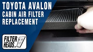 Aq1102c Cabin Air Filter Carbon Media Absorbs Odors Toyota Avalon 2017