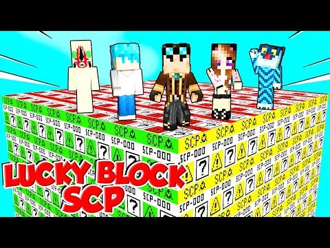 LUCKY BLOCK GIGANTI DEGLI SCP SU MINECRAFT!!!