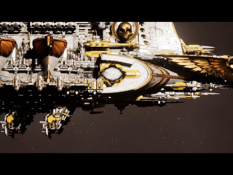 Skalgrim Mod - Imperator Somnium - Imperial Navy vs Chaos - Battlefleet Gothic Armada 2