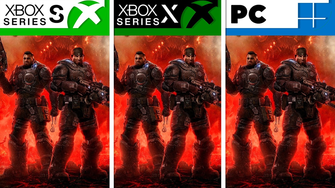 Gears Of War E-Day | Xbox Series S/X - PC | Graphics Comparison | Beta