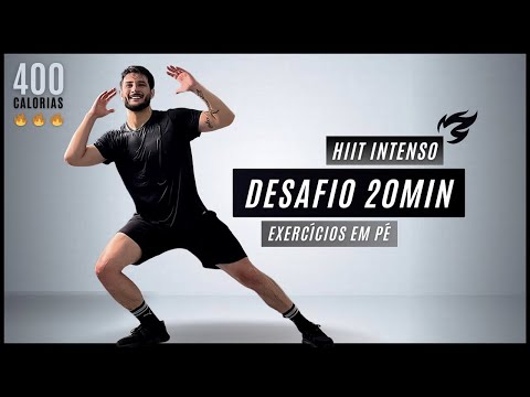 TREINO HIIT DE 20 MIN - QUEIMA DE GORDURA, sem equipamentos, em casa