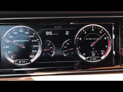 Mercedes S65 AMG Coupe acceleration 0 to 240km/h