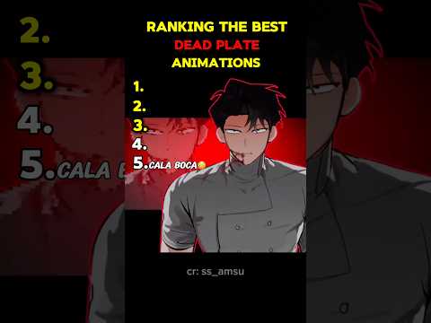 Ranking The Best Dead Plate Animation #deadplate #animation #dead #ranking #animationmeme #tweening