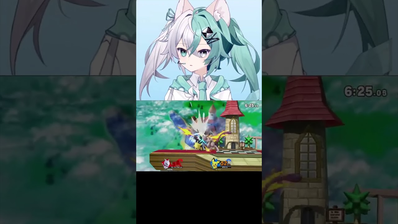 バ美肉おじさんのスマブラSP対戦動画　#Shorts 【スマブラSP】【vtuber】 #short #shortvideo