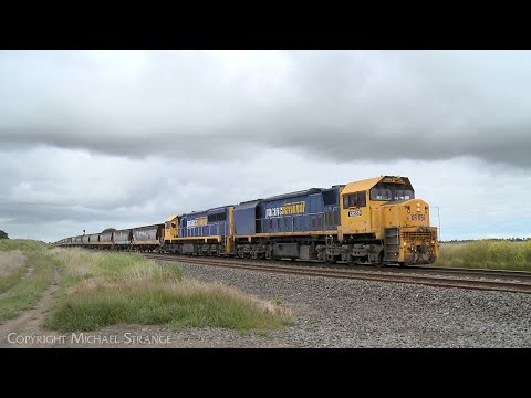 7735V Pacific National Grain Train With XR559 & XR557 (3/11/2022) - PoathTV Australian Railways