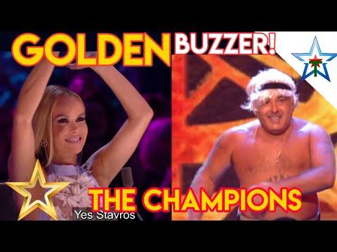 Stavros Flatley: The Legendary Father Son Duo got GOLDEN Buzzer from Simon| BGT: The Champions