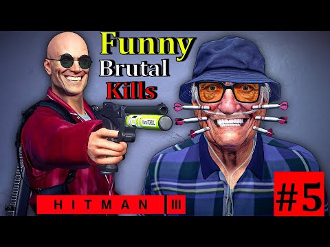 Funny and Brutal Kills - Hitman 3 Gameplay Walkthrough Part 5 #hitman3 #hitman3gameplay #agent47