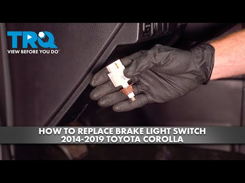 How to Replace Brake Light Switch 2014-2019 Toyota Corolla