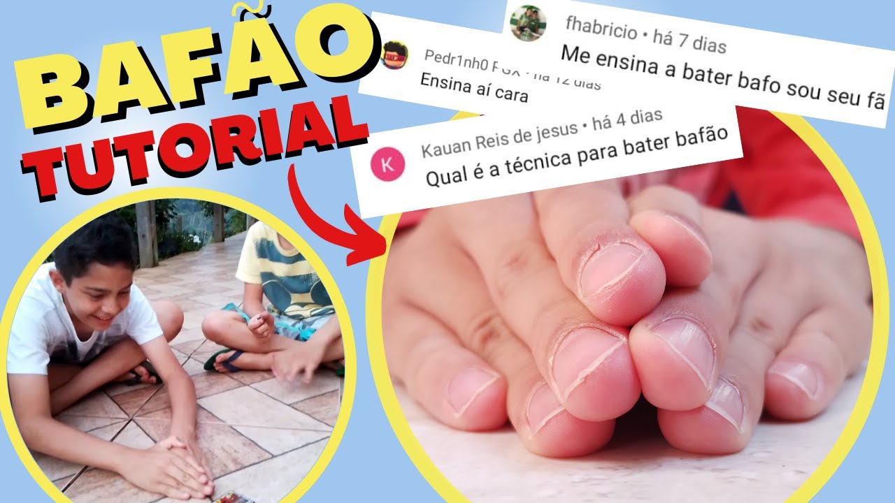 TUTORIAL TÉCNICA DE BATER BAFÃO #bafão #cards