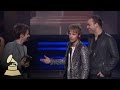 Muse accepting the GRAMMY for Best Rock Album ...