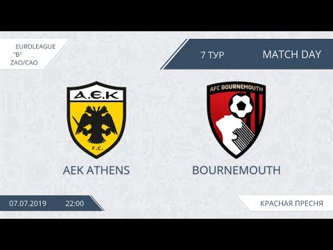 AFL19. Euroleague. Division B. ZAO/CAO. Day 7. AEK Athens - Bournemouth